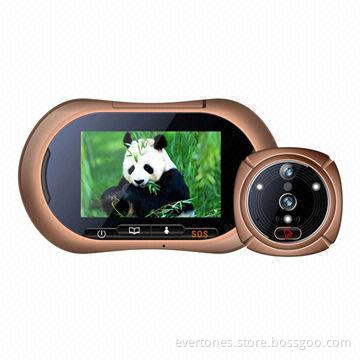 Infrared night vision door viewer support image shooting and MMS push